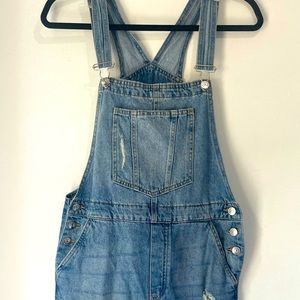 Ripped Light blue long pant overall